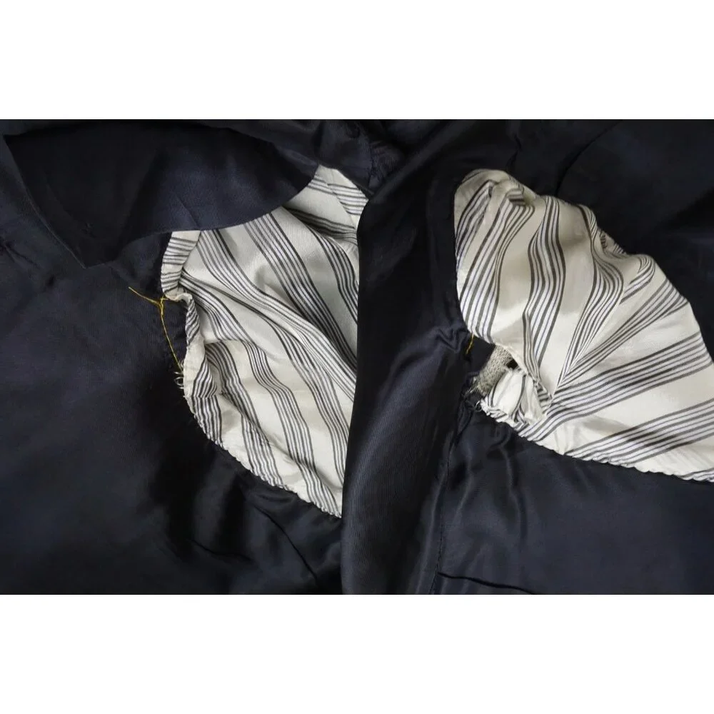 Brooks Brothers Fitzgerald Navy Blue 100% Wool 2 Pc Suit Jacket Pants Sz 45R